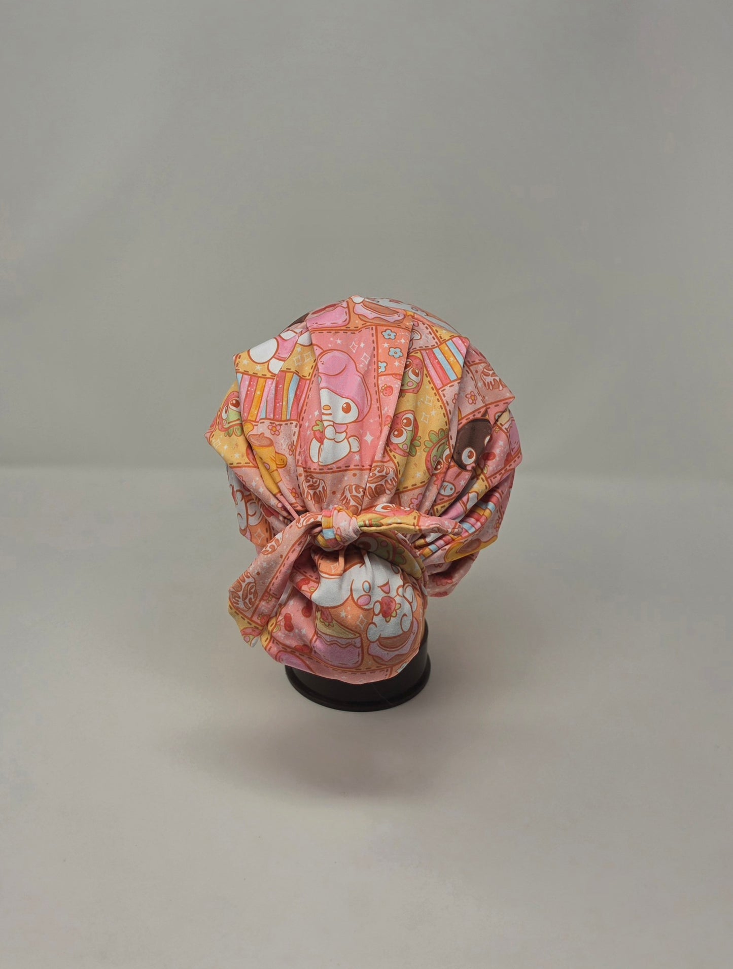 Headband Scrub Cap. Kitty & Friends