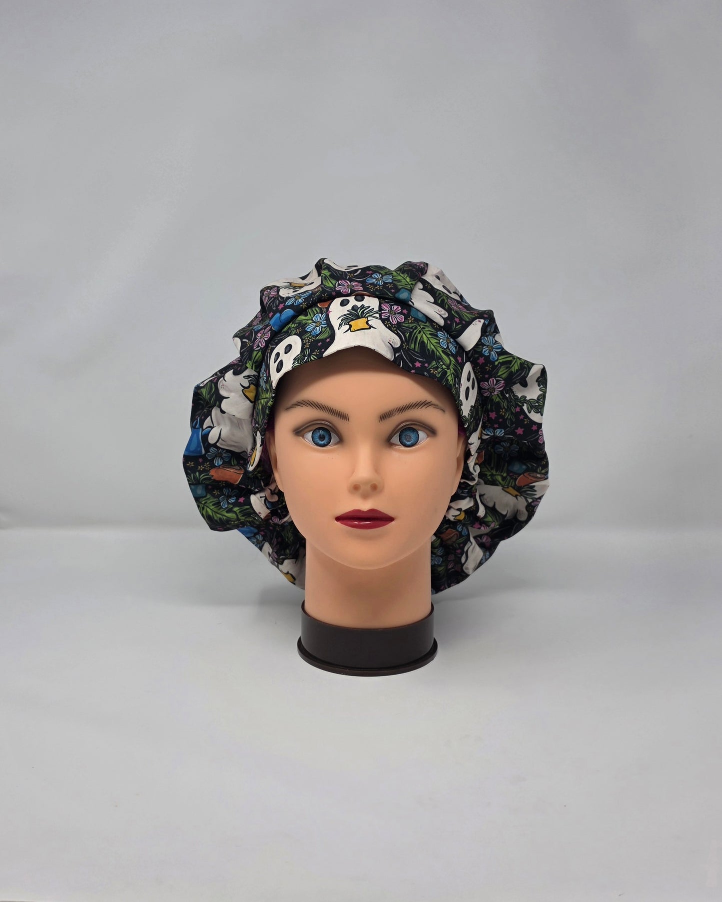 Adjustable Bouffant Scrub Cap. Ghost gardening