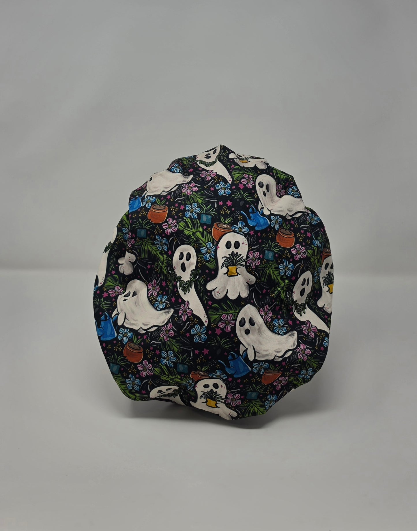 Adjustable Bouffant Scrub Cap. Ghost gardening