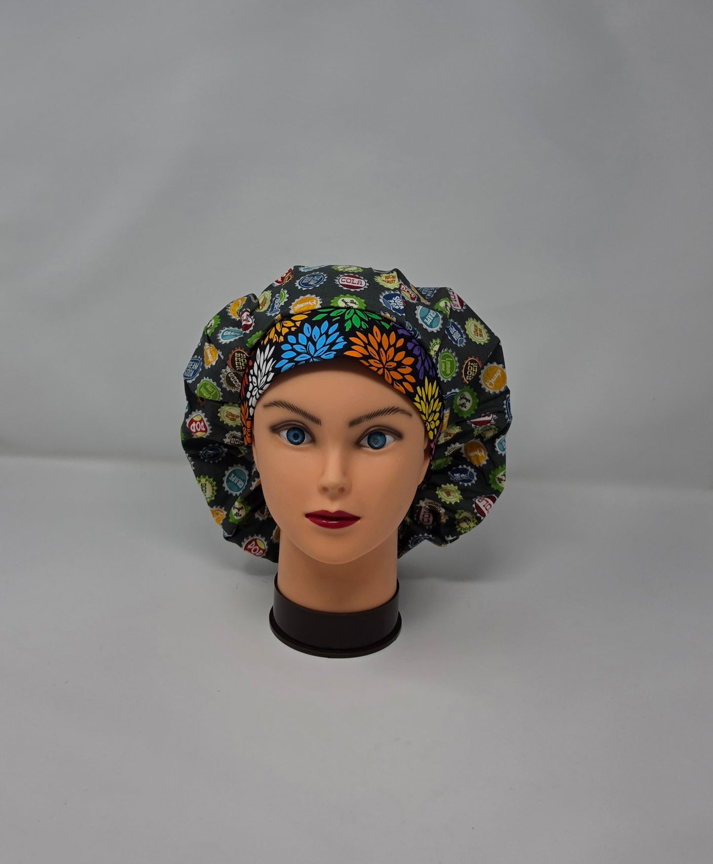 Adjustable Bouffant Scrub Cap. Bottle Caps