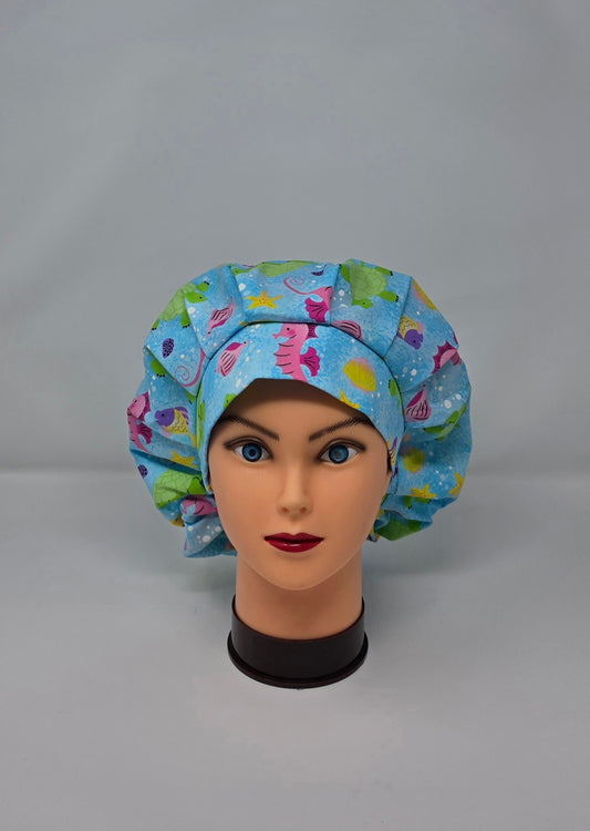 Adjustable Bouffant Scrub Cap. Underwater
