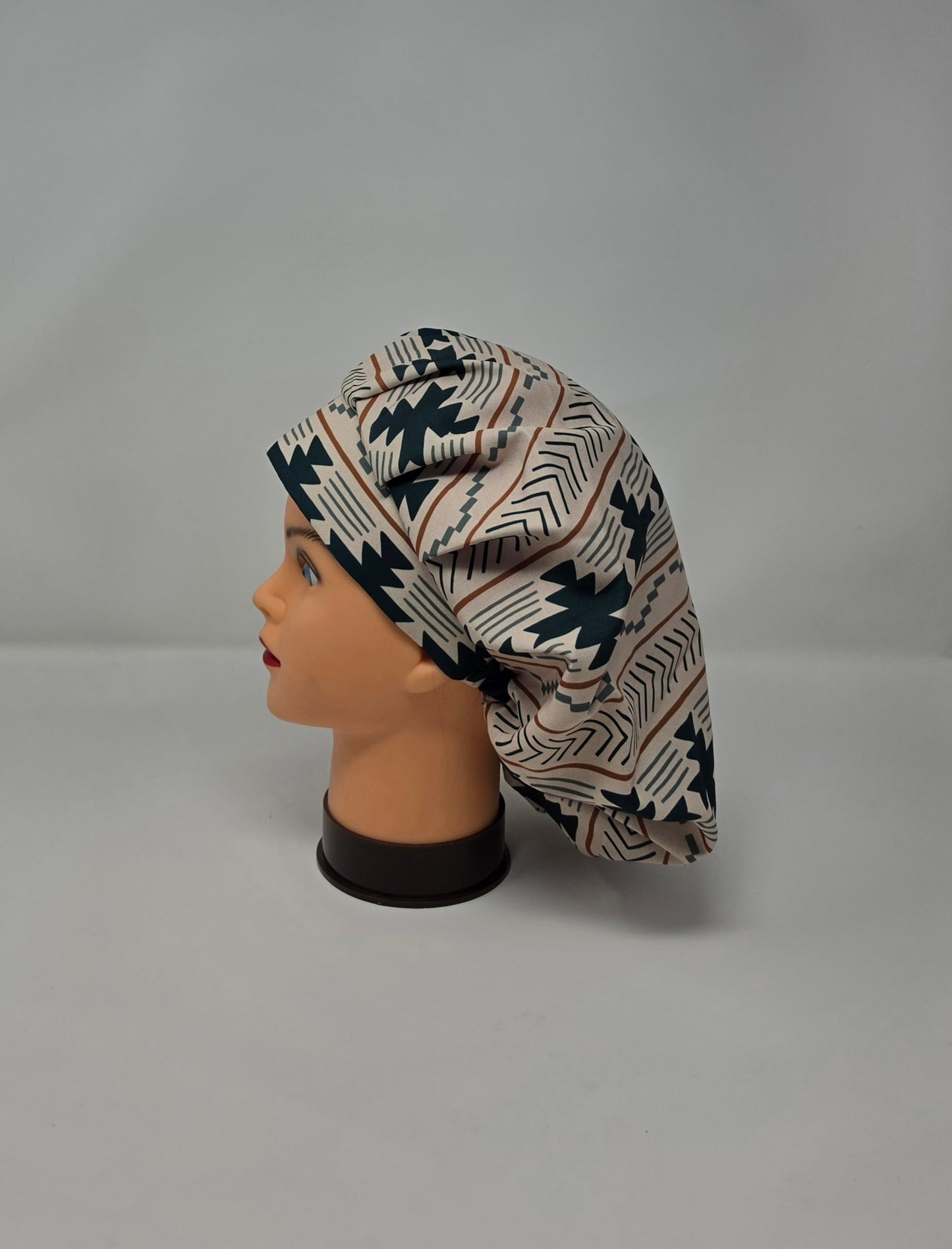 Adjustable Bouffant Scrub Cap. Aztec 2