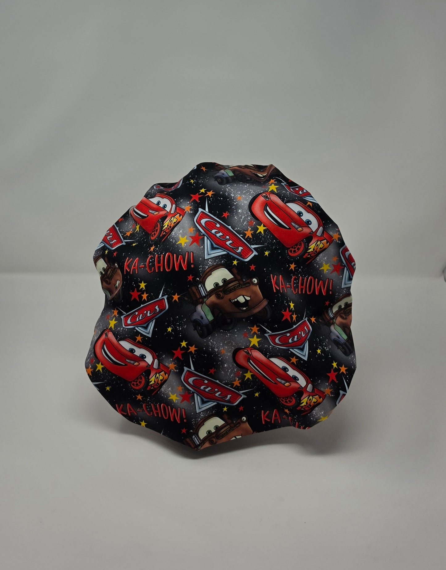 Adjustable Bouffant Scrub Cap. Cars