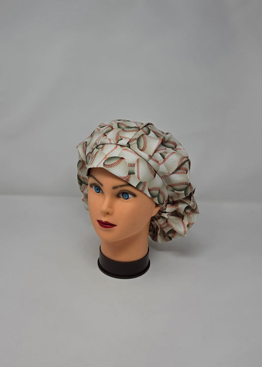 Adjustable Bouffant Scrub Cap. Baseball