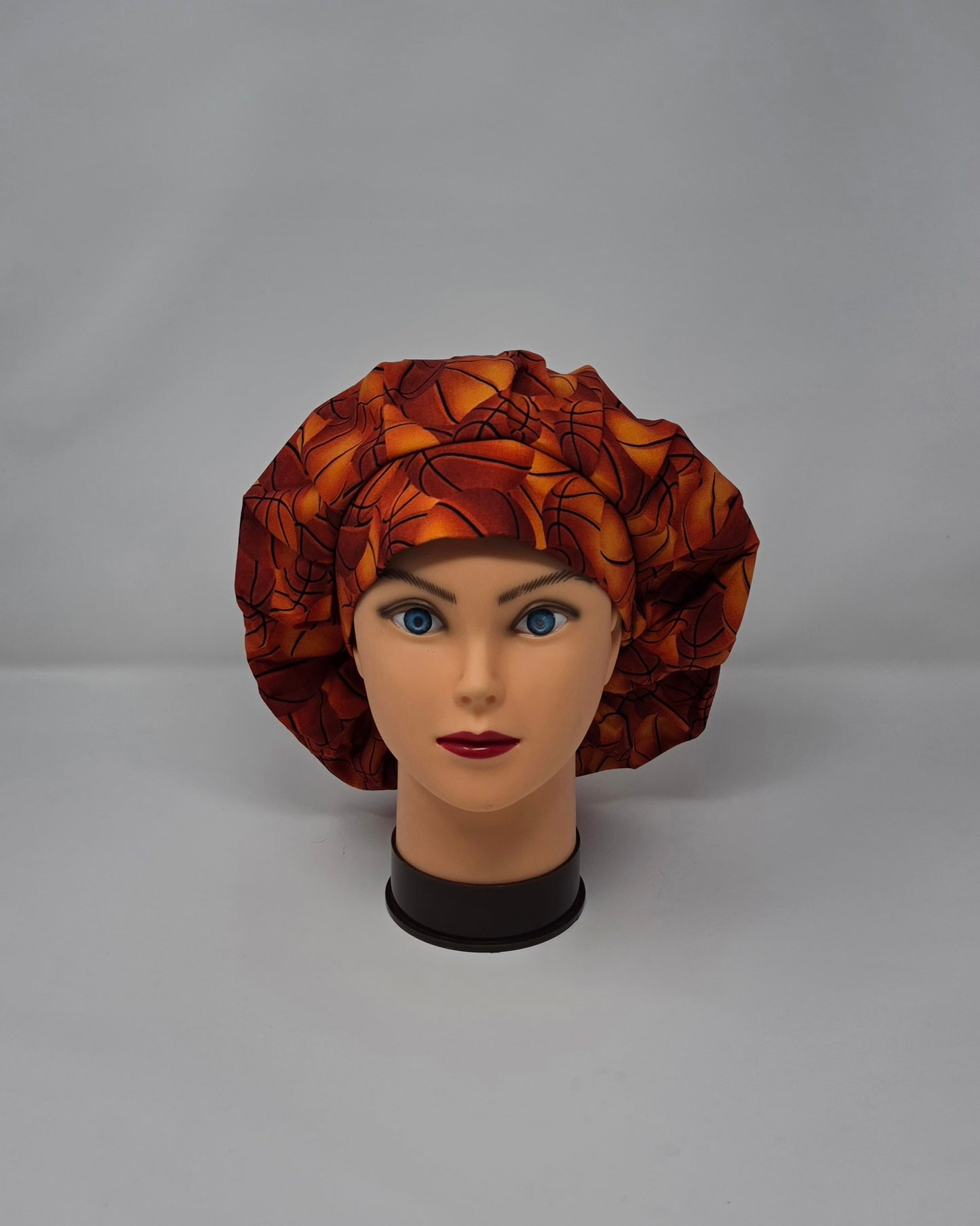 Adjustable Bouffant Scrub Cap. Basketball
