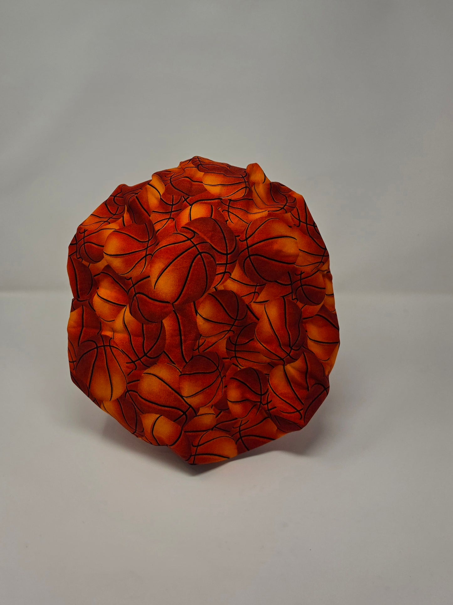 Adjustable Bouffant Scrub Cap. Basketball