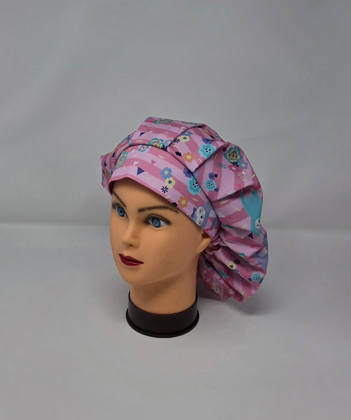 Adjustable Bouffant Scrub Cap. Sloths