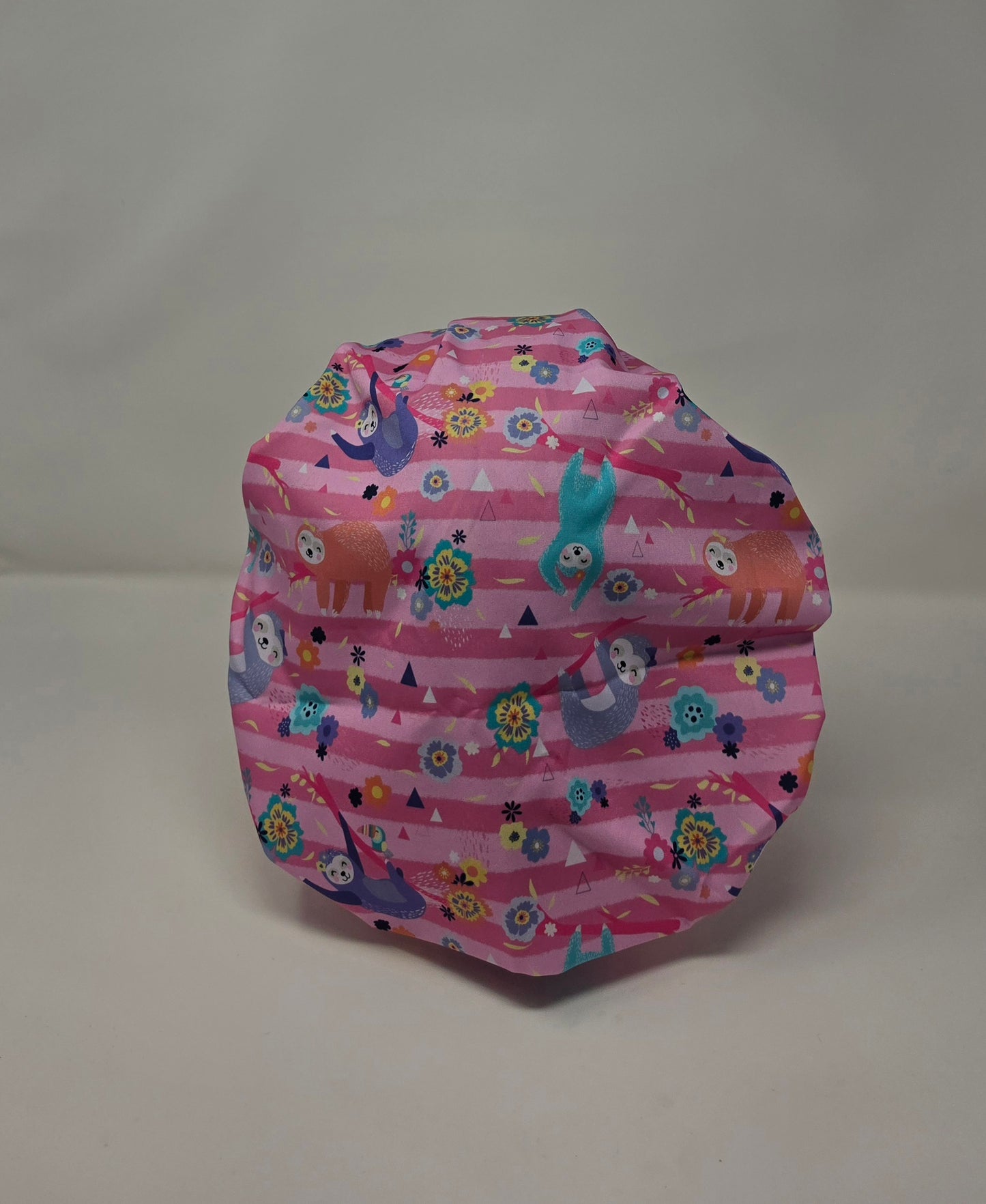 Adjustable Bouffant Scrub Cap. Sloths