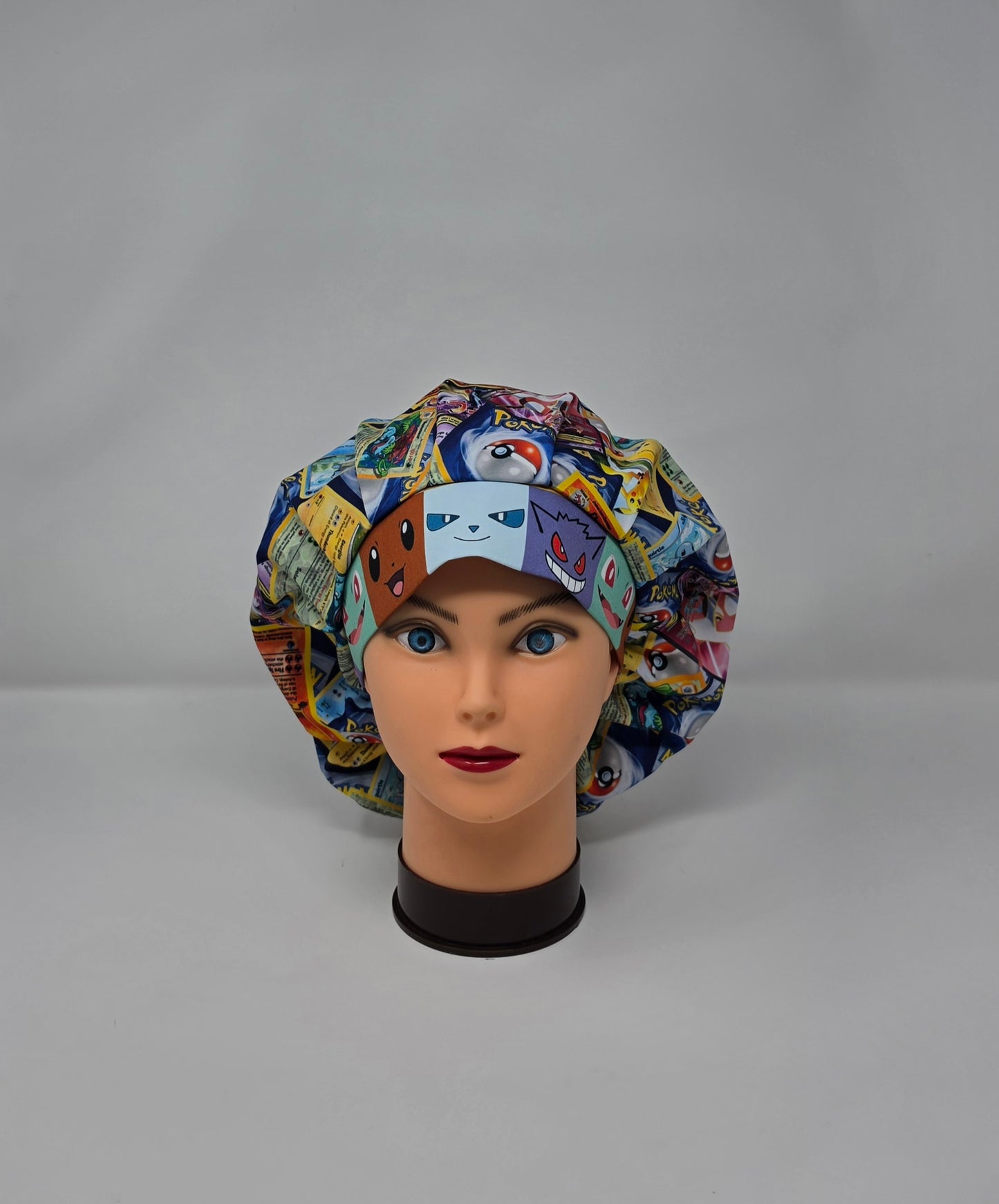 Adjustable Bouffant Scrub Cap with game cards