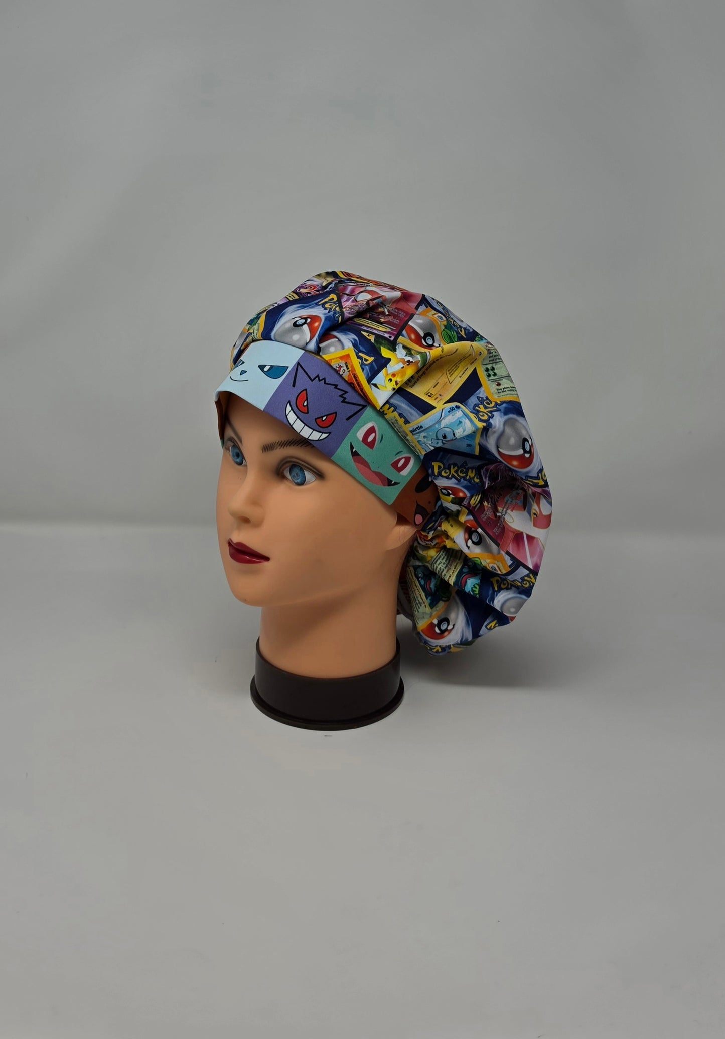 Adjustable Bouffant Scrub Cap with game cards