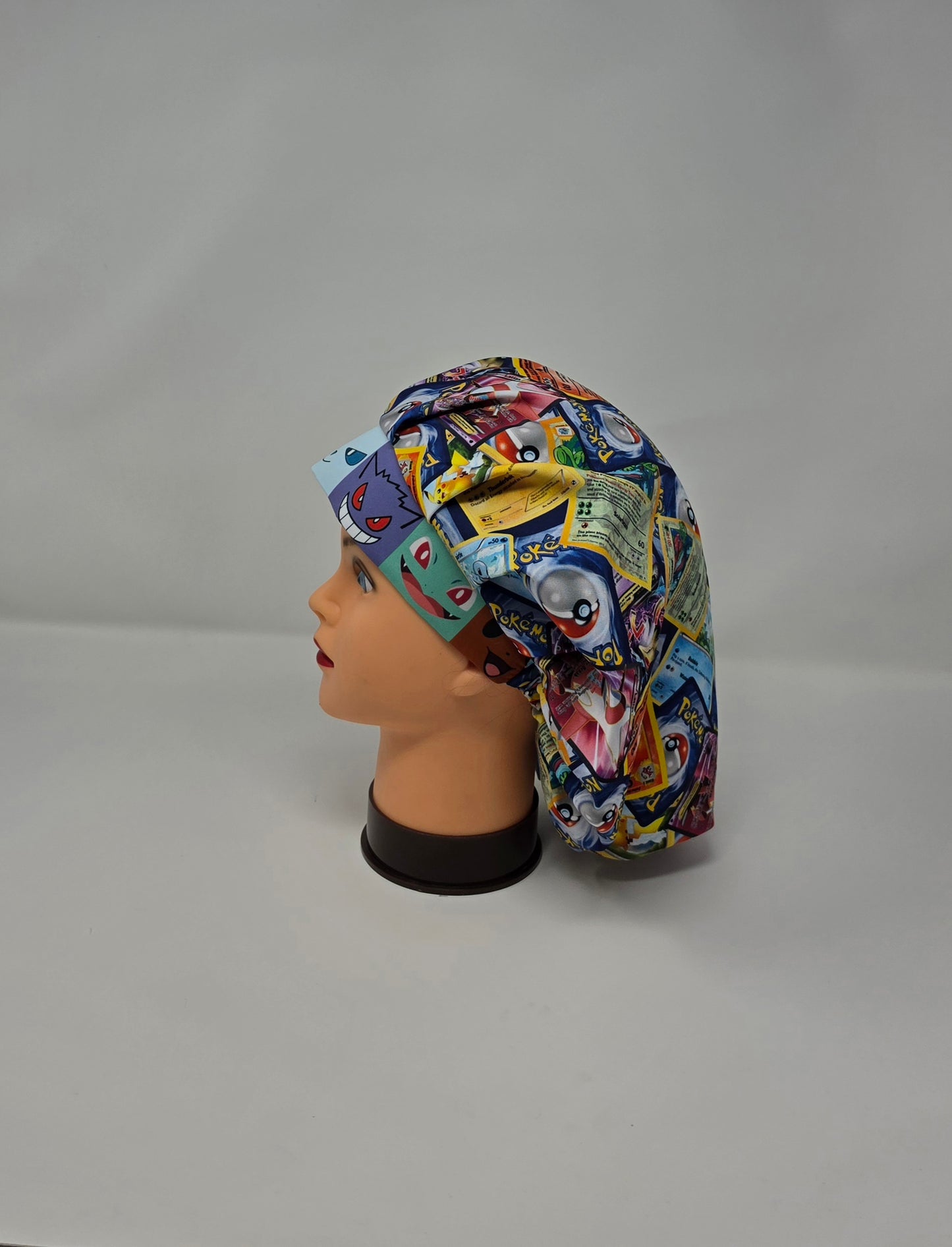 Adjustable Bouffant Scrub Cap with game cards