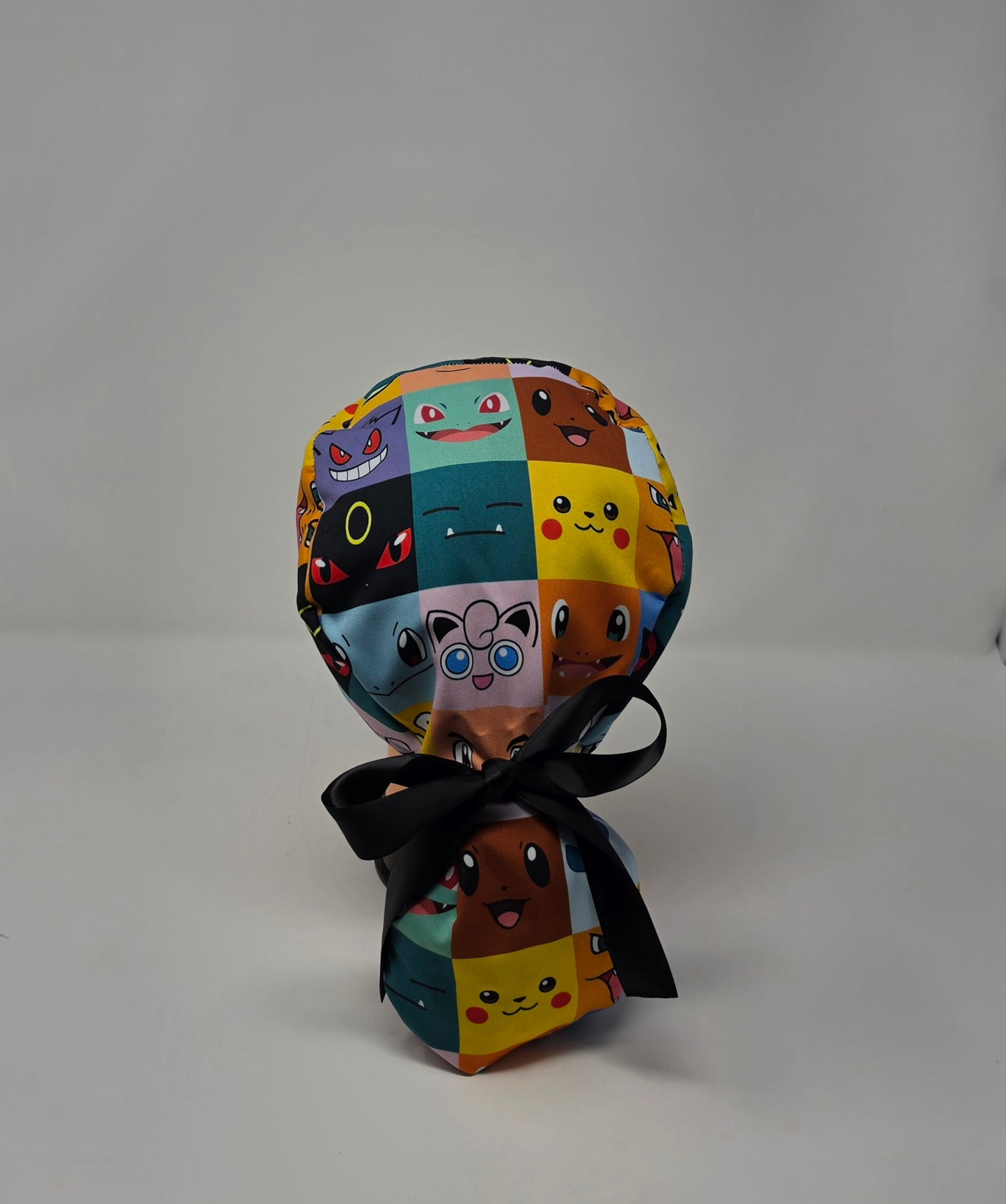 Ponytail Scrub Cap. Pocket Monsters