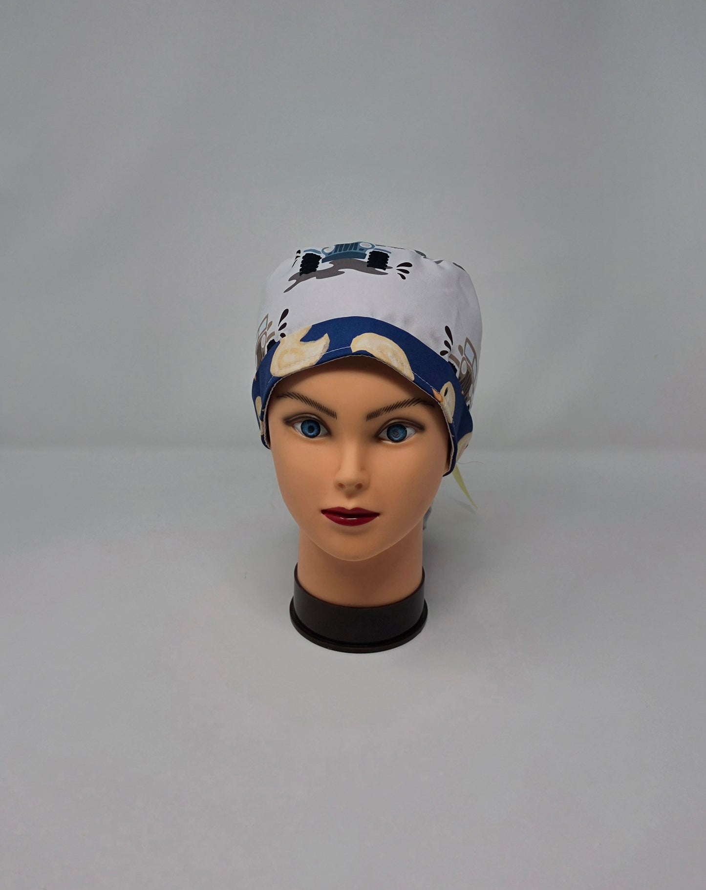 Ponytail Scrub Cap. Jeep