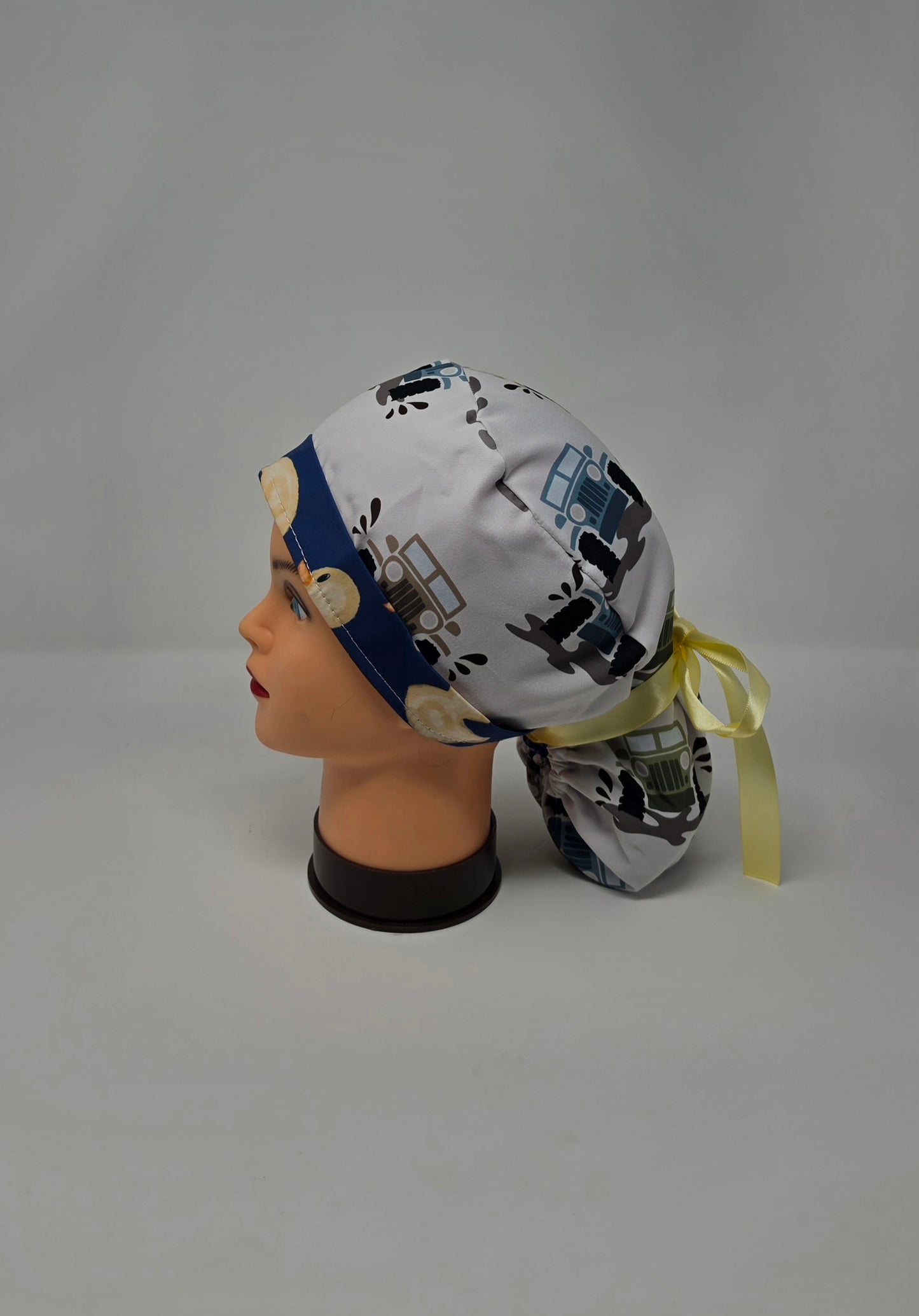 Ponytail Scrub Cap. Jeep