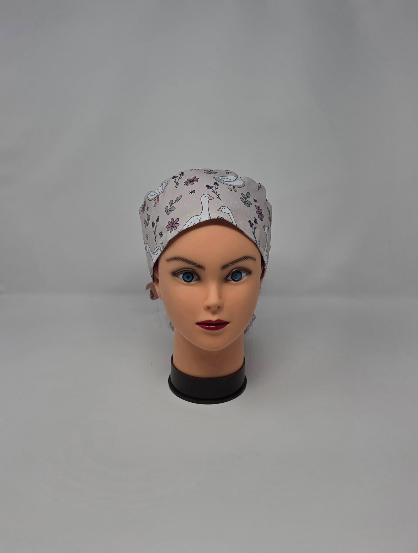 Ponytail Scrub Cap. Porch Goose
