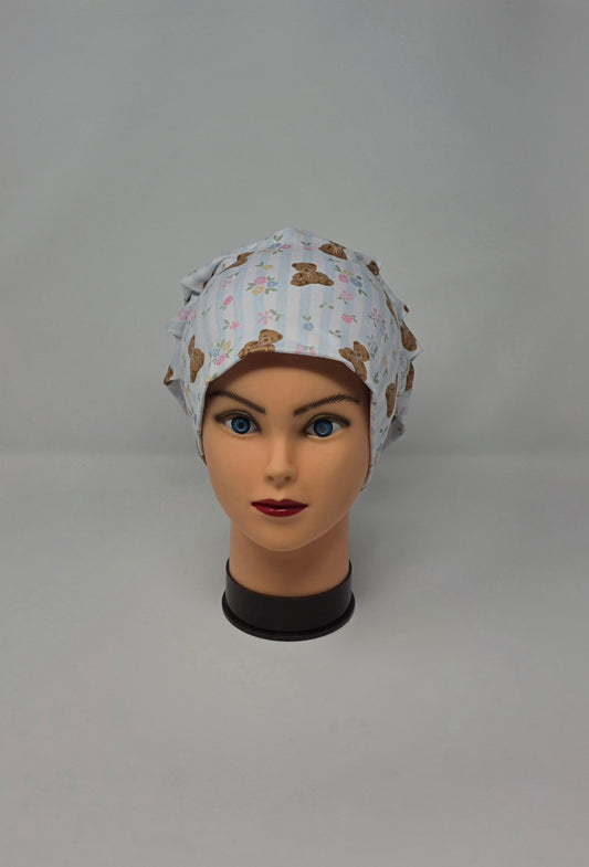 Headband Scrub Cap. Teddy Bears