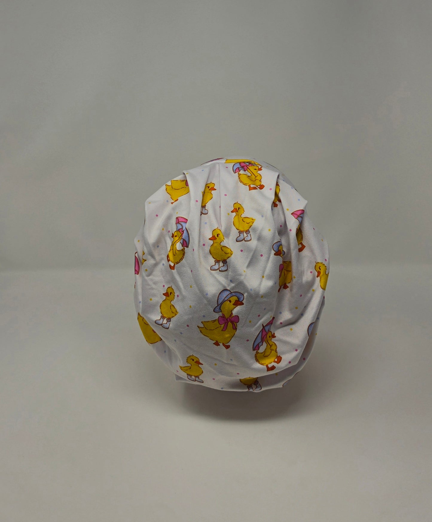 Headband Scrub Cap. Rainboot Ducks