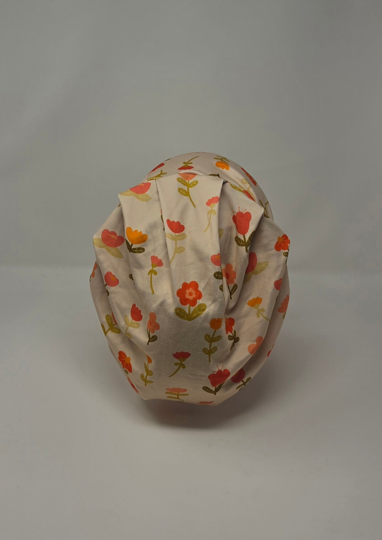 Headband Scrub Cap. Neutral Floral