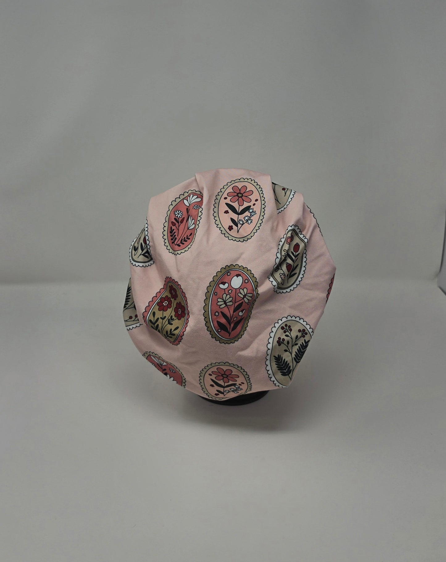 Headband Scrub Cap. Floral Frames