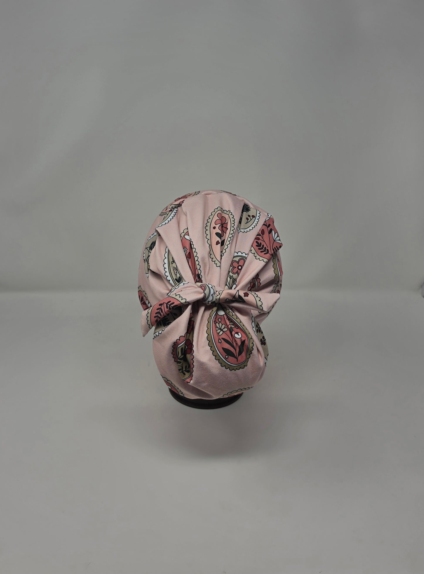Headband Scrub Cap. Floral Frames