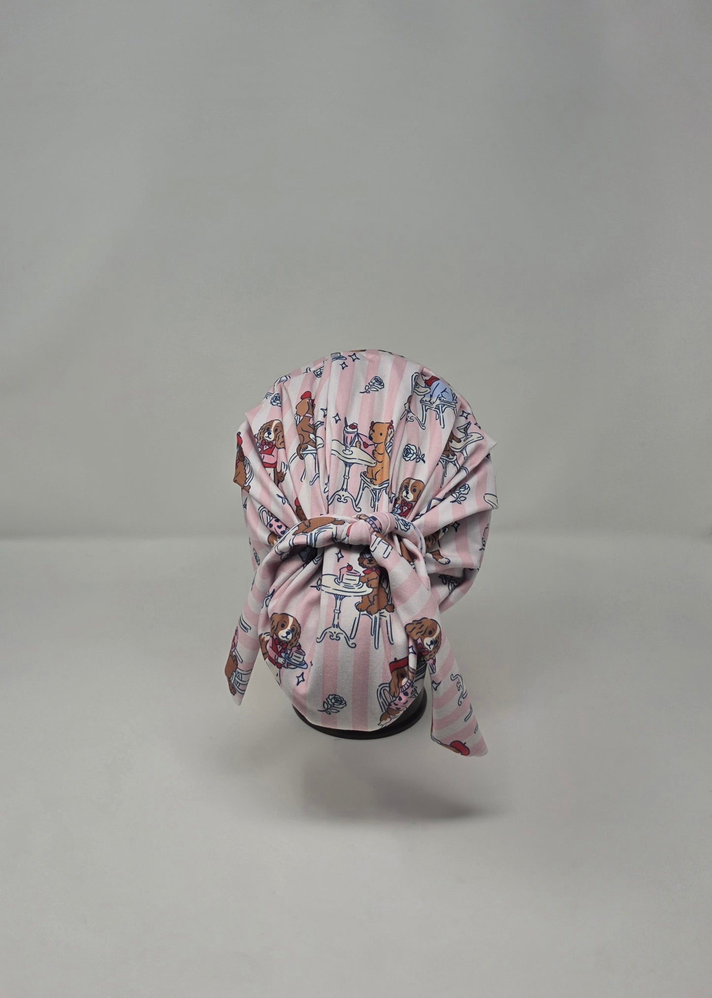 Headband Scrub Cap. French Dogs
