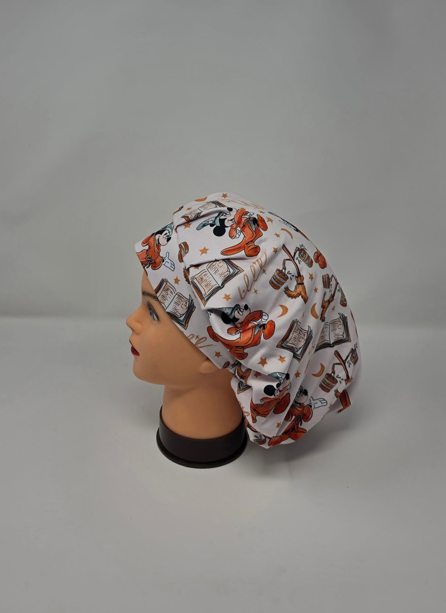 Adjustable DBP Bouffant Scrub Cap. Magical Mouse
