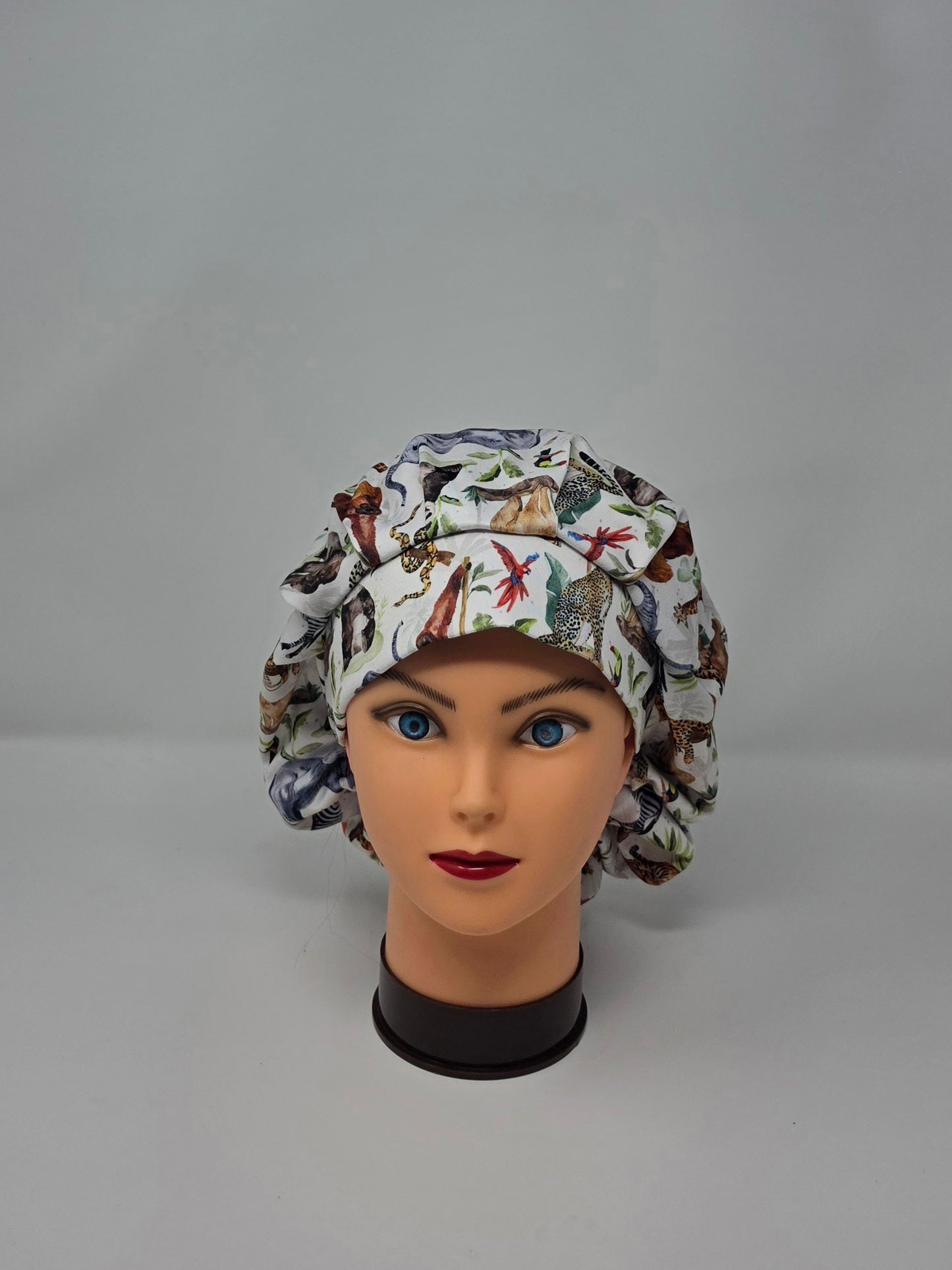 Adjustable DBP Bouffant Scrub Cap. Zoo