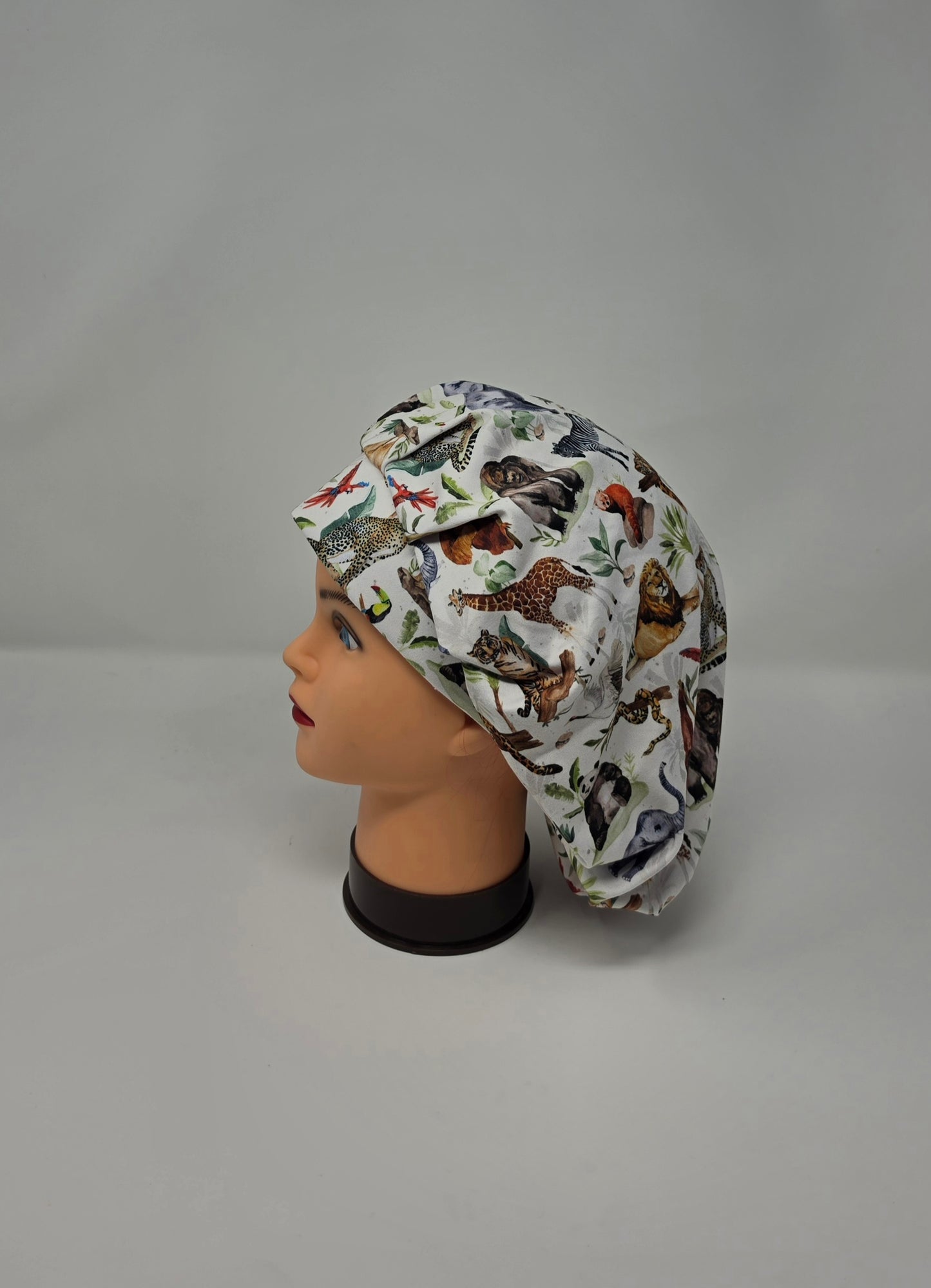 Adjustable DBP Bouffant Scrub Cap. Zoo