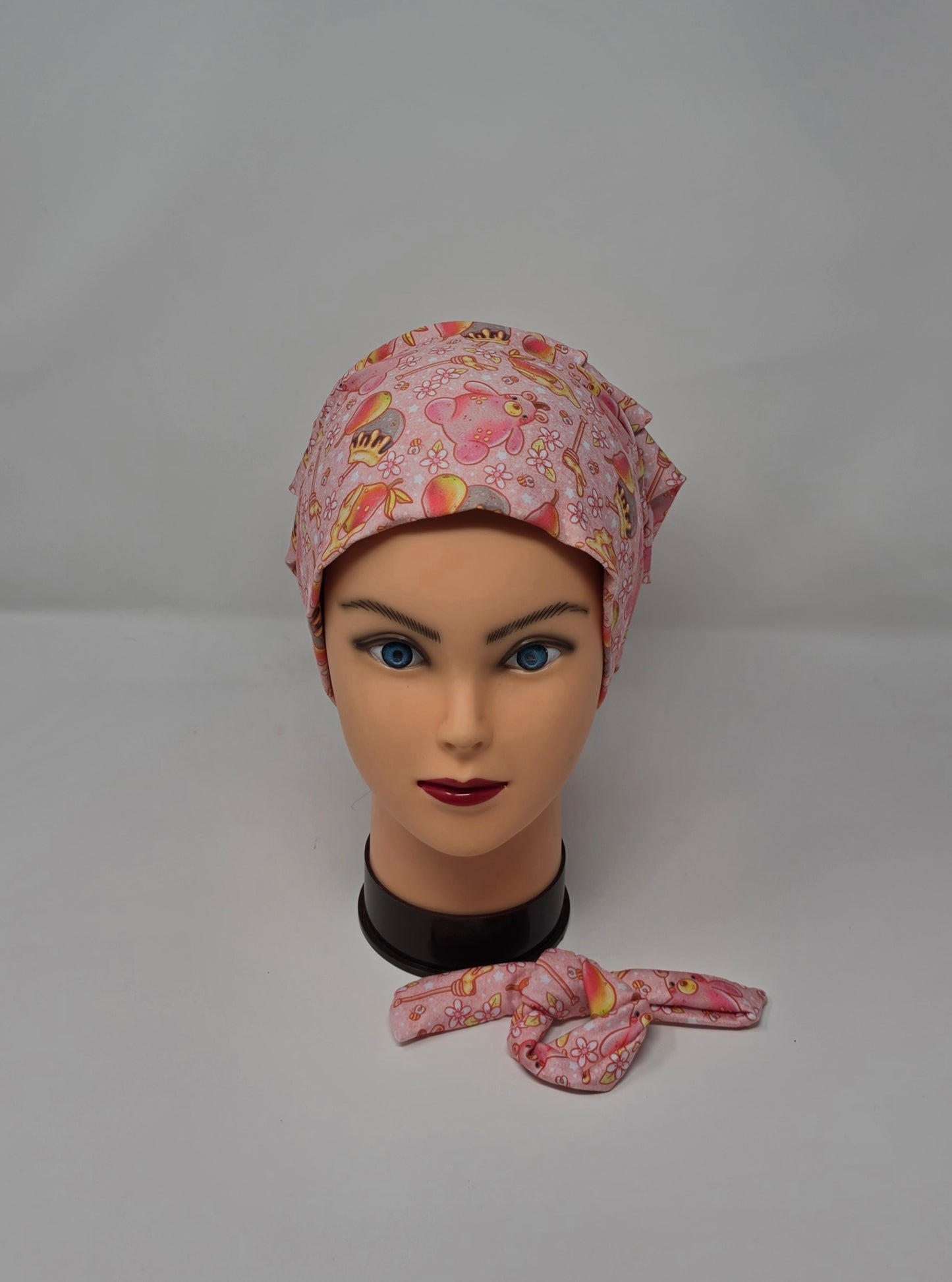Headband Scrub Cap. Honey Bear