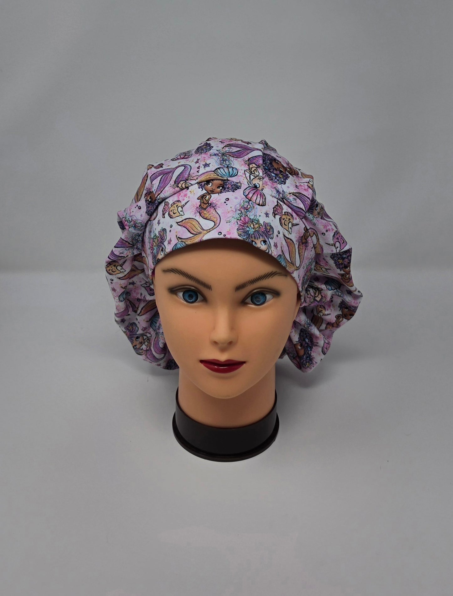 Adjustable DBP Bouffant Scrub Cap. Mermaids