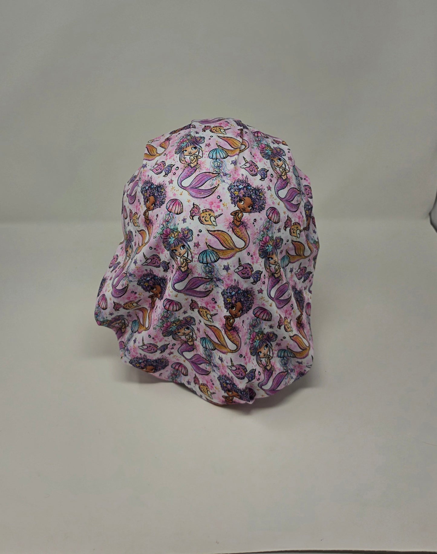 Adjustable DBP Bouffant Scrub Cap. Mermaids