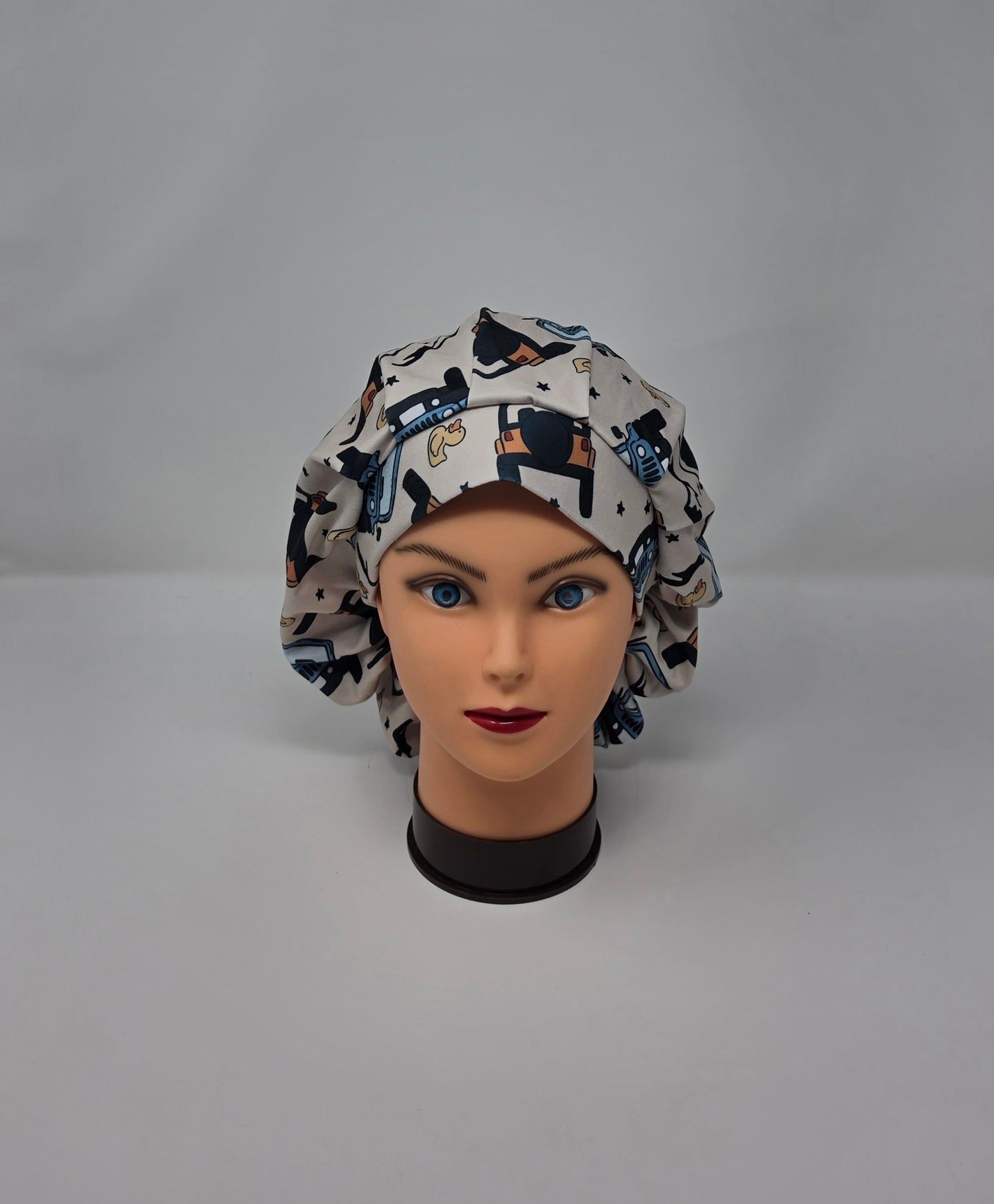 Adjustable DBP Bouffant Scrub Cap. Jeep
