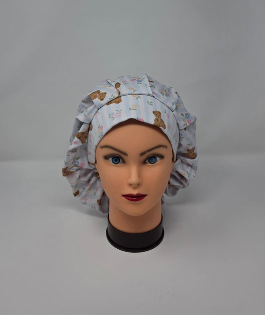 Adjustable DBP Bouffant Scrub Cap. Bears